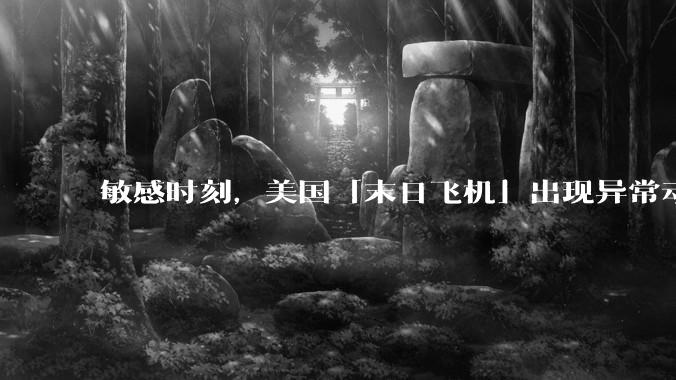 敏感时刻，美国「末日飞机」出现异常动向，出现在华盛顿附近，什么是「末日飞机」？这代表着什么？